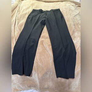 Banana Republic Ryan Machine Wash Italian Wool Charcoal Dress Pants 10